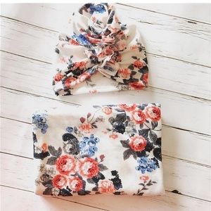 Flower swaddle Blanket